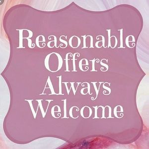I am happy to receive reasonable offers!
